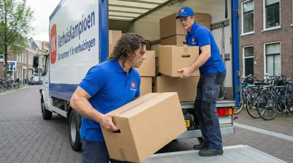 verhuizers inladen